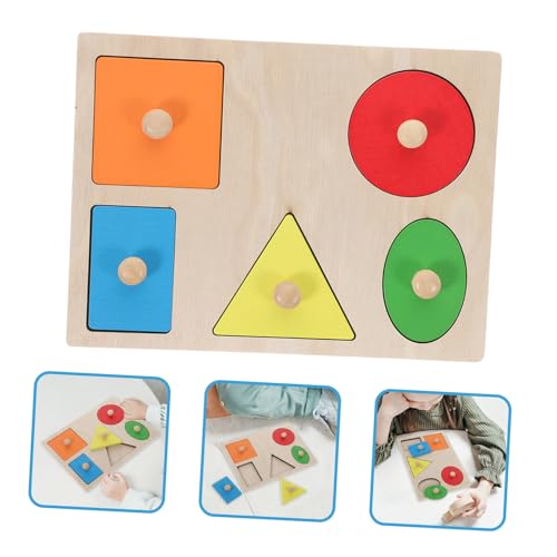 Toyvian Montessori Holz Steckspielzeug für Geometrischen Formen und Knöpfen Pädagogisches Lernspielzeug Logik Hand Auge koordination und Farben Erkennen Ab Jahr Geeignet Toyvian Montessori Holz Steckspielzeug für Geometrischen Formen und Knöpfen Pädagogisches Lernspielzeug Logik Hand Auge koordination und Farben Erkennen Ab Jahr Geeignet von Toyvian