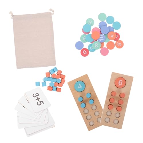 Toyvian Montessori Holz Zählspielzeug mit Bunten Perlen Tragbarer Rechenrahmen für Kleinkinder und Vorschulkinder Fördert Addition Subtraktion und Frühes Mathematiklernen im Kindergarten Toyvian Montessori Holz Zählspielzeug mit Bunten Perlen Tragbarer Rechenrahmen für Kleinkinder und Vorschulkinder Fördert Addition Subtraktion und Frühes Mathematiklernen im Kindergarten von Toyvian
