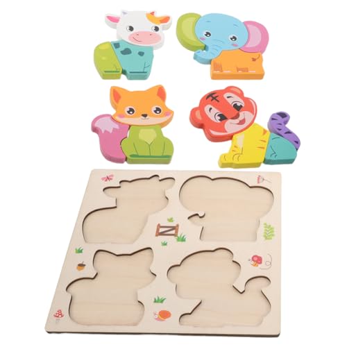 Toyvian Montessori Holzpuzzle für Kleinkinder Bauernhoftiere Großes Formen Sortierspiel Fördert Feinmotorik Kognitive Entwicklung Räumliches Unisex Lernspielzeug für Vorschulkinder Toyvian Montessori Holzpuzzle für Kleinkinder Bauernhoftiere Großes Formen Sortierspiel Fördert Feinmotorik Kognitive Entwicklung Räumliches Unisex Lernspielzeug für Vorschulkinder von Toyvian