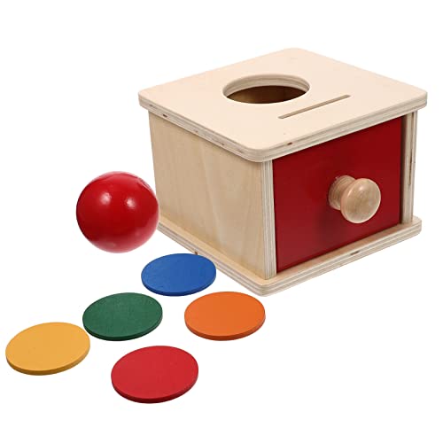 Toyvian Montessori-Holzspielzeug 2 In 1 Montessori-Objektpermanenz Box Kugelfall Spielzeug Montessori-Münzbox Mit Schublade Für Säuglinge Kleinkinder Toyvian Montessori-Holzspielzeug 2 In 1 Montessori-Objektpermanenz Box Kugelfall Spielzeug Montessori-Münzbox Mit Schublade Für Säuglinge Kleinkinder von Toyvian