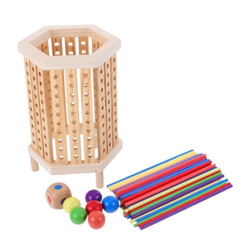 Toyvian Montessori Holzspielzeug Bunte Holzstäbe Pädagogisches Lernspiel für Kleinkinder Gehirnentwicklung Farbenerkennung Sortierspiel Sicherer Natürlicher Toyvian Montessori Holzspielzeug Bunte Holzstäbe Pädagogisches Lernspiel für Kleinkinder Gehirnentwicklung Farbenerkennung Sortierspiel Sicherer Natürlicher von Toyvian