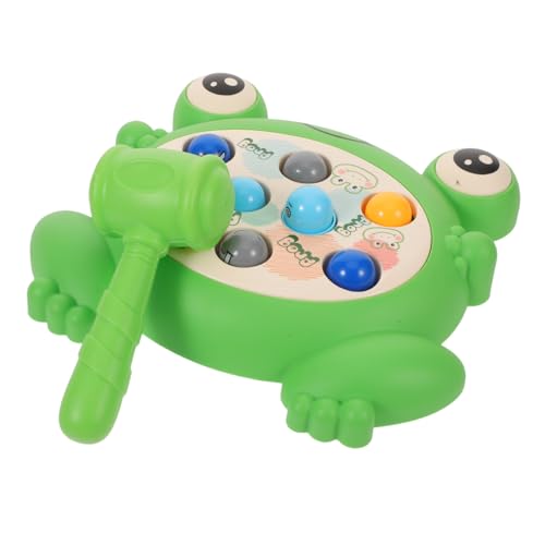 Toyvian Montessori Inspiriertes Whack A Frog Spiel für Interaktives Hammerspiel Feinmotorik Logischem Denken und Sensorischer Entwicklung Kompakt für Eltern Junge Mädchen Tischspiele von Toyvian