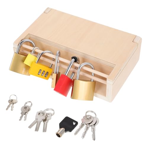Toyvian Montessori Schloss und Schlüssel Set Pädagogische Schlossbox für 3+ Jahre Fesselnd Praktisch für und Elterninteraktion Ideal für frühes Lernen und Fähigkeitsentwicklung Toyvian Montessori Schloss und Schlüssel Set Pädagogische Schlossbox für 3+ Jahre Fesselnd Praktisch für und Elterninteraktion Ideal für frühes Lernen und Fähigkeitsentwicklung von Toyvian