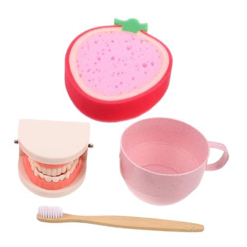Toyvian Montessori Zahnarztspielzeug Set mit Zähneputz Modell für Kleinkinder zur Früherziehung Lernspielzeug für Zahnpflege Interaktive Kieferpflege Sicheres Material Fördert Kognitive Toyvian Montessori Zahnarztspielzeug Set mit Zähneputz Modell für Kleinkinder zur Früherziehung Lernspielzeug für Zahnpflege Interaktive Kieferpflege Sicheres Material Fördert Kognitive von Toyvian