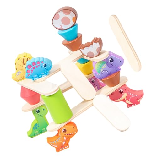 Toyvian Multifunktionales Dinosaurier Holz Balance Stapelspielzeug für Pädagogisches Tierblock zur Farb und Formerkennung Fördert Kreativität und Feinmotorik für Eltern Junge Mädchen Spiel Toyvian Multifunktionales Dinosaurier Holz Balance Stapelspielzeug für Pädagogisches Tierblock zur Farb und Formerkennung Fördert Kreativität und Feinmotorik für Eltern Junge Mädchen Spiel von Toyvian