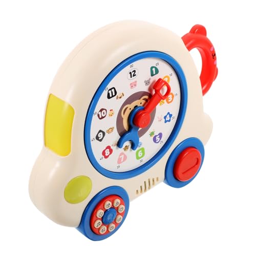 Toyvian Musik Lernuhr Spielzeug Kinder Takte Plastik Zeit Kognitionsuhr Toyvian Musik Lernuhr Spielzeug Kinder Takte Plastik Zeit Kognitionsuhr von Toyvian