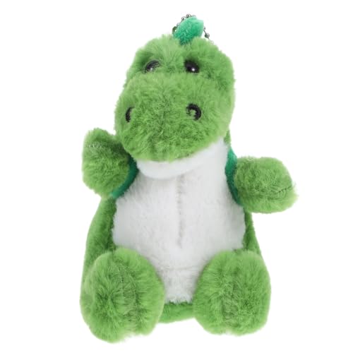 Toyvian Niedlicher Dinosaurier Schlüsselanhänger Plüsch Anhänger Cartoon Stil Weiches Stofftier Tasche Rucksack Dekoration Geschenk für Jungen Mädchen von Toyvian