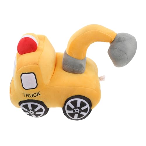 Toyvian Niedliches Plüschspielzeug Bagger Weiches Stofftier Kuscheltier Multifunktional Schlafen Reise Cartoon Design von Toyvian