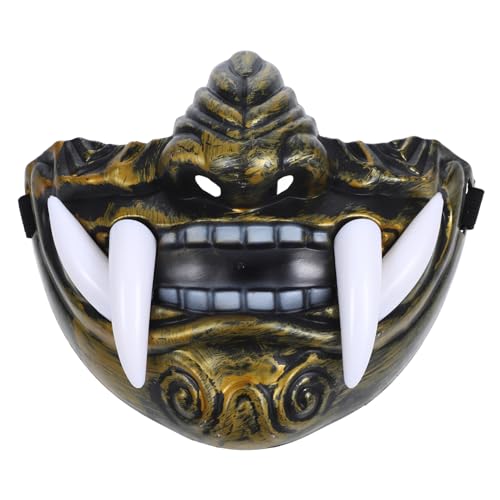 Toyvian Monstermaske Dämonenmaske Zombiemaske Gesichtsmaske Teufel Gesichtsmaske Monster Hannya Maske Teufel Hannya Maske Halbmaske Kostüm Japanische Geistermaske Oni Toyvian Monstermaske Dämonenmaske Zombiemaske Gesichtsmaske Teufel Gesichtsmaske Monster Hannya Maske Teufel Hannya Maske Halbmaske Kostüm Japanische Geistermaske Oni von Toyvian