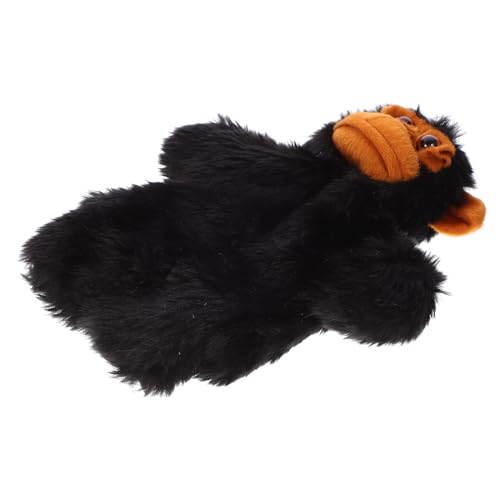 Toyvian Orang-utan-tierhandpuppe Bär Handpuppe Puppen Für Kleinkinder Plüsch-handpuppen Handpuppen Zum Geschichtenerzählen Tierpuppe Geschichte Erzählende Marionette Pp Baumwolle Black von Toyvian