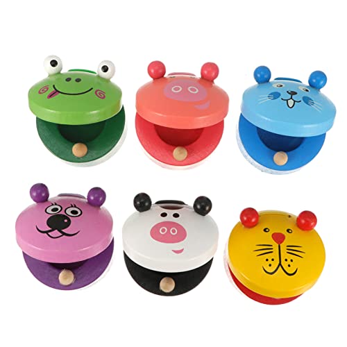 Toyvian Pädagogische Holz Castanet Musikspielzeuge Für Cartoon Design Frühe Bildung Orff Instrumente Für Jahren Zufällige Tiermotive Toyvian Pädagogische Holz Castanet Musikspielzeuge Für Cartoon Design Frühe Bildung Orff Instrumente Für Jahren Zufällige Tiermotive von Toyvian