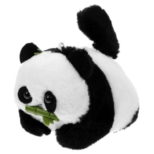 Toyvian Panda-Puppe Kawaii Schlüsselanhänger Panda-schlüsselanhänger Schlüsselanhänger Mit Tieren Panda-plüschpuppe Süßer Panda-plüsch Kuscheltier Bär Rucksack Dekorationen Plüsch von Toyvian