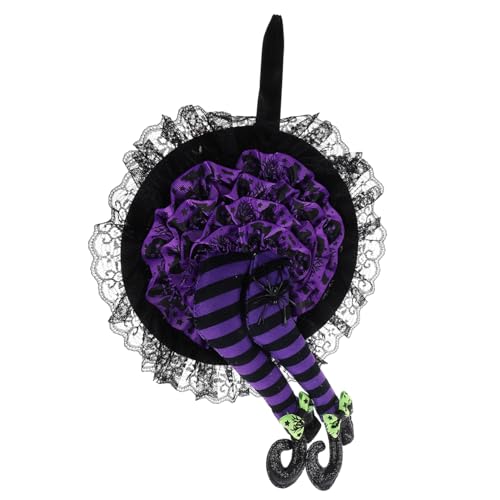 Toyvian Halloween-hexenbeine Hängender Kranz Hexenbeine Ornament Party-Layout-Requisiten Dekorative Requisiten Realistische Wanddekoration Halloween-szenendekoration Toyvian Halloween-hexenbeine Hängender Kranz Hexenbeine Ornament Party-Layout-Requisiten Dekorative Requisiten Realistische Wanddekoration Halloween-szenendekoration von Toyvian