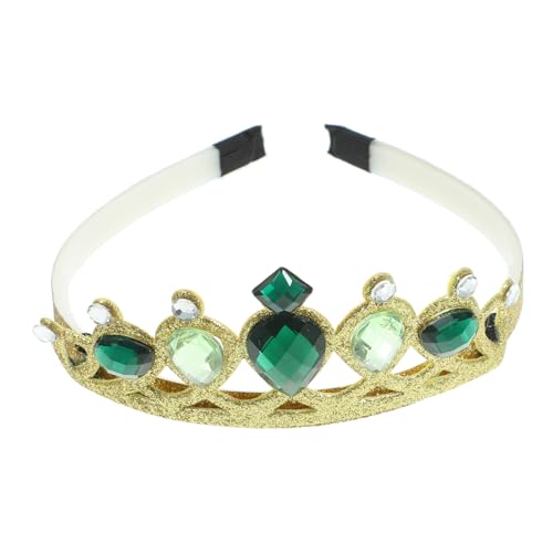 Toyvian Party-kronen-stirnbänder Mini Tiaras Klein Prinzessin Krone Stirnband Cosplay Kronstirnband Für Mädchen Strass-stirnband Für Mädchen Funkeln Kindergeburtstagskrone Golden Plastik von Toyvian