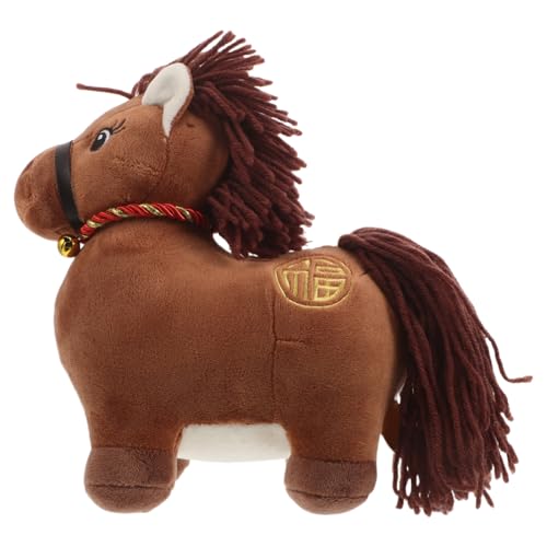 Toyvian Pferde Glücksbringer Plüschfigur Charmantes Deko Accessoire für Chinesische Neujahr Souvenir Verarbeitet Perfektes für Festlichkeiten Toyvian Pferde Glücksbringer Plüschfigur Charmantes Deko Accessoire für Chinesische Neujahr Souvenir Verarbeitet Perfektes für Festlichkeiten von Toyvian