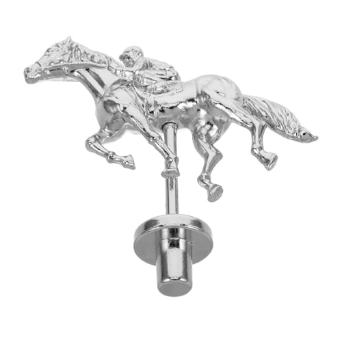 Toyvian Pferderennen-Schachfigur Derby Zubehör für Brettspiele Erwachsene Party Pferderennbrettspiel Rennspiel Zubehör Brettspielteile Zubehör für Pferderennen-Brettspiele Legierung Silver von Toyvian