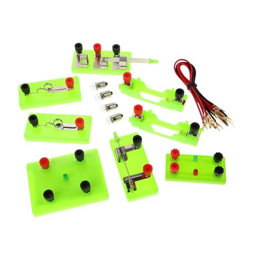 Toyvian Physikspielzeug Für Erwachsene Schaltungsspielzeug Elektronisch Wissenschafts-kit Bausatz Elektrosatz Lernset Für Stromkreise Studenten Wissenschaftsset Für Green Metall Toyvian Physikspielzeug Für Erwachsene Schaltungsspielzeug Elektronisch Wissenschafts-kit Bausatz Elektrosatz Lernset Für Stromkreise Studenten Wissenschaftsset Für Green Metall von Toyvian