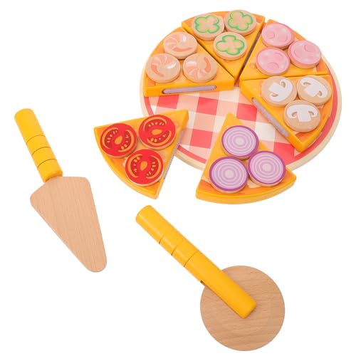 Toyvian Pizza Schnitt Party Vorgeben Babys Lehrreich Für Holzpizzas Essen Aus Holzspielzeug Spielzeugofen Pizza- Küchen -spielset Accessoires Hölzern Toyvian Pizza Schnitt Party Vorgeben Babys Lehrreich Für Holzpizzas Essen Aus Holzspielzeug Spielzeugofen Pizza- Küchen -spielset Accessoires Hölzern von Toyvian