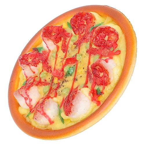Toyvian Pizza- Spielzeugpizza Pizza-Requisiten Restaurant hochzeitsdekoration Showcase gefälschte Pizza-Fotografie-Requisite Acrylscheiben zum Zuckerguss von Kuchen PVC Toyvian Pizza- Spielzeugpizza Pizza-Requisiten Restaurant hochzeitsdekoration Showcase gefälschte Pizza-Fotografie-Requisite Acrylscheiben zum Zuckerguss von Kuchen PVC von Toyvian
