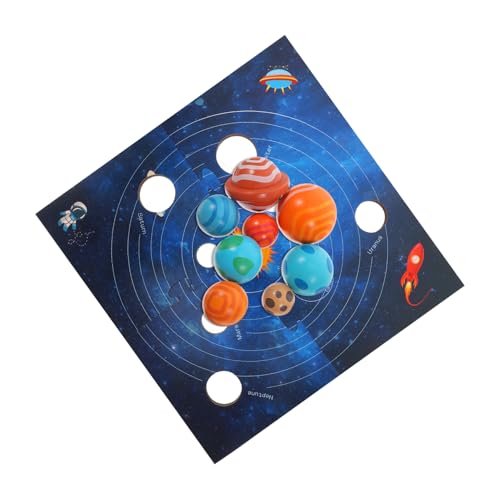 Toyvian Planetenkognitive Toys Reisen Beschäftigt Bord Kleinkind -solarsystemspielzeug Solarsystem Besetztes Board Brettspiel-Puzzle Kinderpuzzle Erleuchtung Bildungsausschuss Holz Toyvian Planetenkognitive Toys Reisen Beschäftigt Bord Kleinkind -solarsystemspielzeug Solarsystem Besetztes Board Brettspiel-Puzzle Kinderpuzzle Erleuchtung Bildungsausschuss Holz von Toyvian
