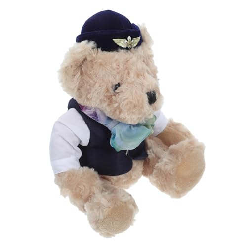 Toyvian Plüsch Bär Kuscheltier Dekorative Puppe für Party Festlich Süßer Stofftier Bär Sammler von Toyvian
