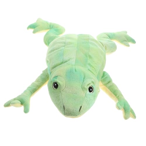 Toyvian Plüsch Frosch Handpuppe aus Weichem Material Interaktive Tierhandpuppe für Fördert Kreativität und Feinmotorik Eltern Junge Mädchen für Fantasievolles Geschichtenerzählen von Toyvian