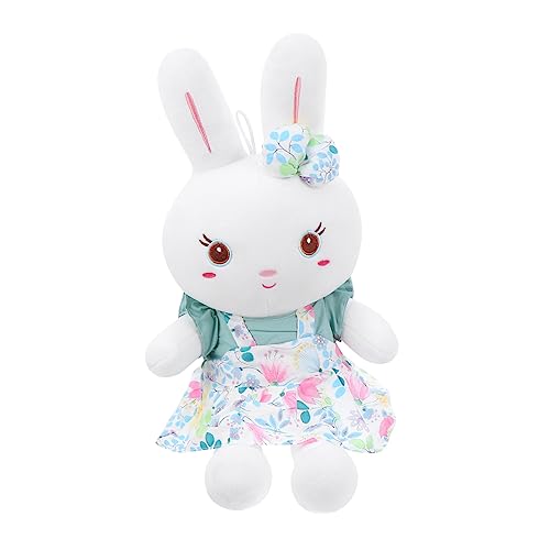 Toyvian Plüsch-Kaninchen-Puppe für kinderspielzeug Easter Present Hasenfigur spielzeuge für Toys Spielzeugkaninchen Ostern Kaninchen Plüschmaterial Green Toyvian Plüsch-Kaninchen-Puppe für kinderspielzeug Easter Present Hasenfigur spielzeuge für Toys Spielzeugkaninchen Ostern Kaninchen Plüschmaterial Green von Toyvian