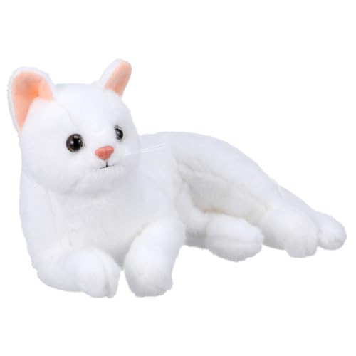 Toyvian Plüschkatze Spielzeug Für Junge Mädchen Cartoon-katzenpuppe Weicher Mit Tierform Als Deko Für Kinderzimmer Und Zuhause Puppe in Tierform Zum Spielen von Toyvian