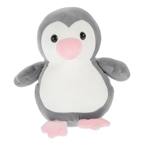 Toyvian Plüsch Pinguin Kuscheltier Weiches Cartoon Tierkissen Niedliches Graues Stofftier Dekoratives Heimkissen und für Schlafbegleitung und Raumdeko Toyvian Plüsch Pinguin Kuscheltier Weiches Cartoon Tierkissen Niedliches Graues Stofftier Dekoratives Heimkissen und für Schlafbegleitung und Raumdeko von Toyvian