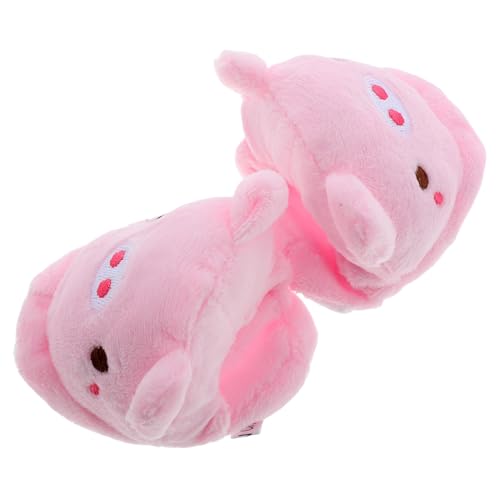 Toyvian Plüsch Puppenschuhe mit Niedlichem Schweine Design Weiche Hausschuhe für Puppen Langlebig Verarbeitet rutschfest Puppenzubehör für Mädchen und Sammler Toyvian Plüsch Puppenschuhe mit Niedlichem Schweine Design Weiche Hausschuhe für Puppen Langlebig Verarbeitet rutschfest Puppenzubehör für Mädchen und Sammler von Toyvian