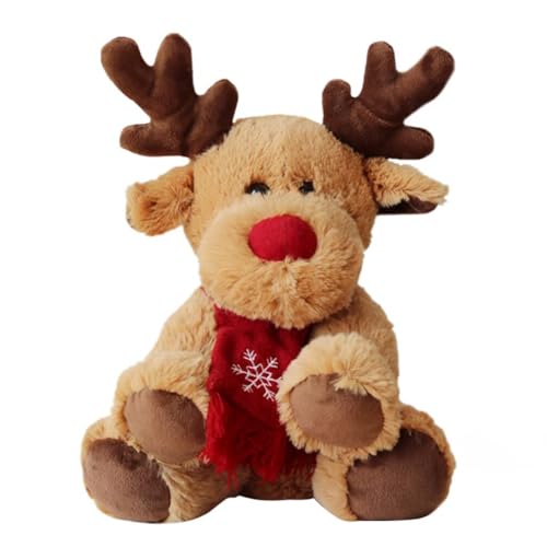 Toyvian Plüsch-Rentier 29 cm Weihnachts-Rudolph-Puppe Weihnachtsplüsch-Moos-E-Stofftier Elch-Plüschtier Weihnachtsdekoration Heimdekoration Tischdekoration Sitzend Toyvian Plüsch-Rentier 29 cm Weihnachts-Rudolph-Puppe Weihnachtsplüsch-Moos-E-Stofftier Elch-Plüschtier Weihnachtsdekoration Heimdekoration Tischdekoration Sitzend von Toyvian