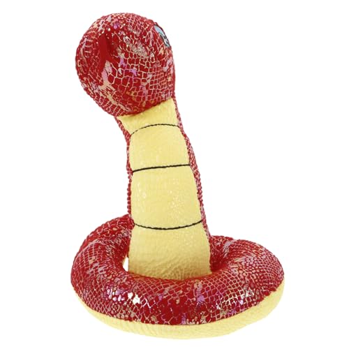 Toyvian Plüsch Schlange Kuscheltier mit Glitzer Pailletten Realistische Deko Schlange für Halloween Party Aprilscherz und Tierrequisiten Leicht und Kompakt für Spaß und Deko von Toyvian