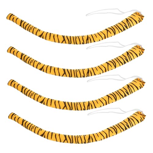 Toyvian Plüsch Tiger Kurzhaarige Kostüm Tierkostüm Zubehör Für Halloween Cosplay Bühnenauftritte Mottopartys von Toyvian
