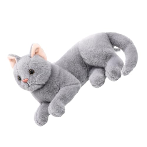 Toyvian Plüsch Weiches Stofftier als Dekoration und Kinderspielzeug Flauschiges Katzenplüschtier als Sofa oder Autokissen Detailreich und Kindgerecht Gestaltet Toyvian Plüsch Weiches Stofftier als Dekoration und Kinderspielzeug Flauschiges Katzenplüschtier als Sofa oder Autokissen Detailreich und Kindgerecht Gestaltet von Toyvian