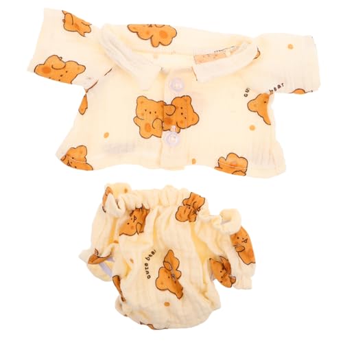 Toyvian Plüschbär Schlafanzug Set Weiche Kuschelkleidung für Stofftiere Austauschbare Niedliche Puppenoutfits als Stofftier Zubehör für Dekorieren Toyvian Plüschbär Schlafanzug Set Weiche Kuschelkleidung für Stofftiere Austauschbare Niedliche Puppenoutfits als Stofftier Zubehör für Dekorieren von Toyvian
