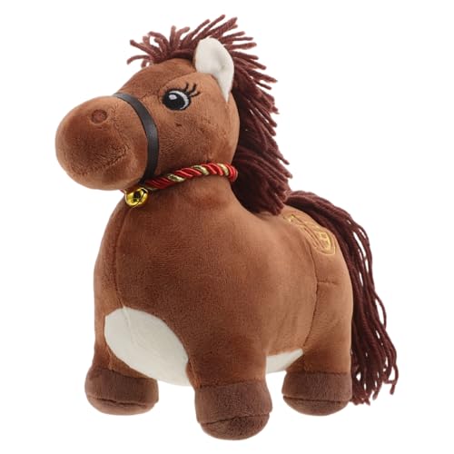 Toyvian Plüschpferd Glücksbringer für Chinesische Neujahr Stofftier Zodiac Pferd Frühlingsfest Dekoration Souvenir für Glück und Segen Detailverliebt und Modern Gestaltet Toyvian Plüschpferd Glücksbringer für Chinesische Neujahr Stofftier Zodiac Pferd Frühlingsfest Dekoration Souvenir für Glück und Segen Detailverliebt und Modern Gestaltet von Toyvian