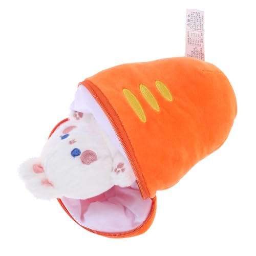 Toyvian Plüschtier Bunny kanninchen zu Ostern Plüschspielzeug Ostern mitgebsel Kaninchenspielzeug Geburtstagsgeschenk Mädchen Karottenhase Hase Plüsch Kuscheltier PP Baumwolle von Toyvian