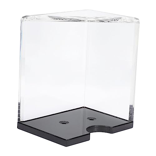 Toyvian Poker-Abfallbox kartenständer kartenaufsteller Spielkarten aufbewahrung Karten Halter Box für Spielkarten Roulette Holdem Chip einzigartige Stände Spielkartenhalter Acryl Weiß von Toyvian