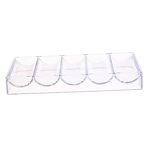 Toyvian Acryl Poker Chips Organizer Poker Chip Box Poker Chip Lagerung Poker Chip Rack Poker Chip von Toyvian