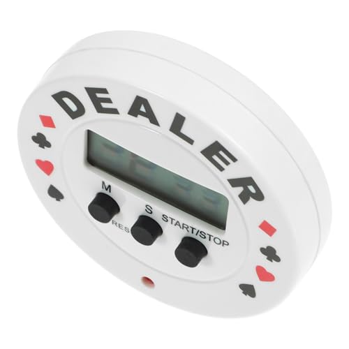 Toyvian Poker Timer Digital Countdown Timer für Pokerabende Spieluhr mit Einfachem Display für Partys Familienfeiern und Clubs Langlebig und Benutzerfreundlich Toyvian Poker Timer Digital Countdown Timer für Pokerabende Spieluhr mit Einfachem Display für Partys Familienfeiern und Clubs Langlebig und Benutzerfreundlich von Toyvian