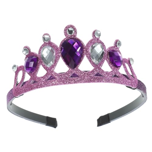 Toyvian Prinzessinnen Krone Stirnband Für ädchen Funkelnde Strass Krone Haarband Für Partys Geburtstagsfeiern Und Kostüme von Toyvian