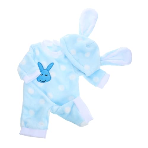 Toyvian Puppen Hasen Schlafanzug mit Reißverschluss Weicher Teilig Waschbar Bequeme Mädchen Puppenkleidung für Kreative zum Anziehen und Dekorieren Toyvian Puppen Hasen Schlafanzug mit Reißverschluss Weicher Teilig Waschbar Bequeme Mädchen Puppenkleidung für Kreative zum Anziehen und Dekorieren von Toyvian