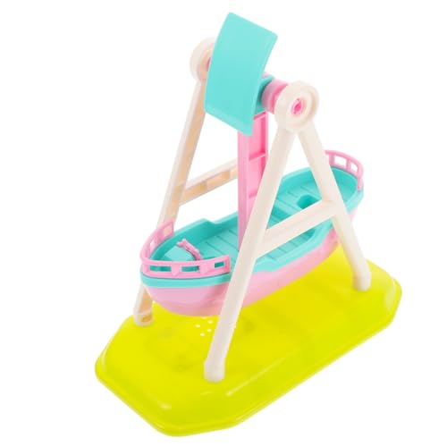 Toyvian Puppen-Vergnügungspark Spielzeugnetz Angelspielzeug für Plüschdekoration Puppenhaus Zubehör Puppenhaus Dekoration Puppenhaus-Ornamente Spielende Spielplatzdekoration Plastik von Toyvian