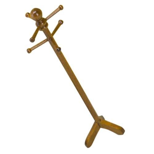 Toyvian Puppen-kleiderbügelständer, Miniatur-Puppen-kleiderständer Aus Holz, Kleiderständer Toyvian Puppen-kleiderbügelständer, Miniatur-Puppen-kleiderständer Aus Holz, Kleiderständer von Toyvian