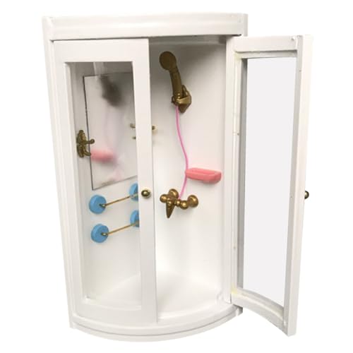Toyvian Puppenhaus Badezimmer Häuser Mini Kit Auto Für Spielplatz Kleine Dekoration Wohnaccessoires Puppenhaus Möbel Duschraum Puppenhaus Weiße Birke Toyvian Puppenhaus Badezimmer Häuser Mini Kit Auto Für Spielplatz Kleine Dekoration Wohnaccessoires Puppenhaus Möbel Duschraum Puppenhaus Weiße Birke von Toyvian