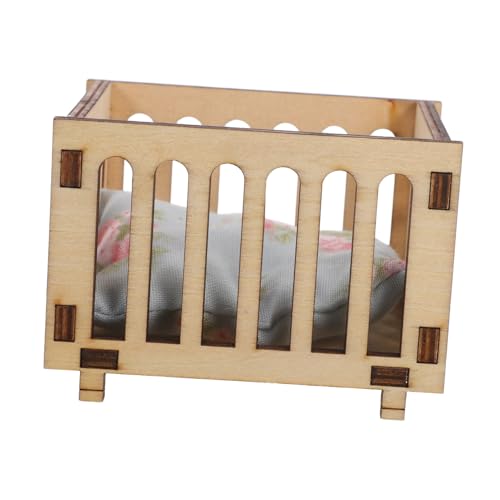 Toyvian Puppenhaus Dekoration Heimdekoration Babypuppen Zubehör Bücherregal Dekoration Puppenhaus Möbel Kinderbett Miniatur Bett Toyvian Puppenhaus Dekoration Heimdekoration Babypuppen Zubehör Bücherregal Dekoration Puppenhaus Möbel Kinderbett Miniatur Bett von Toyvian