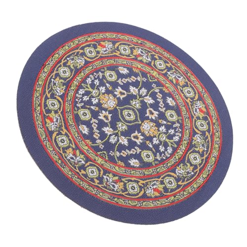 Toyvian Puppenhaus Matte für kinderspielzeug Round Rug Dollhouse Accessories Round Carpet Dekoration Teppich Teppich teppiche Puppenhaus-Miniaturen Puppenhauszubehör Kabel Toyvian Puppenhaus Matte für kinderspielzeug Round Rug Dollhouse Accessories Round Carpet Dekoration Teppich Teppich teppiche Puppenhaus-Miniaturen Puppenhauszubehör Kabel von Toyvian