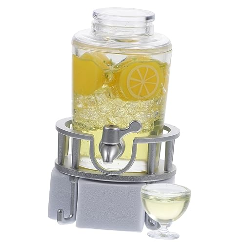 Toyvian Miniatur Getränkebar Für Puppenhäuser Imitation Getränkebar Für Miniatur-Dekorationen Und Kreative Projekte -Zitronen von Toyvian