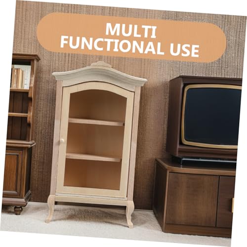 Toyvian Puppenhaus Möbel Modell Kleines Regal Robustes Display für Puppen und Dekoration Kreatives DIY Zubehör für Kinderzimmer und von Toyvian