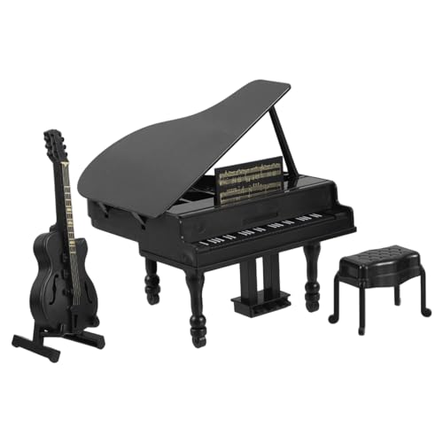 Toyvian Miniatur-musikinstrumenten-Set Flügel Gitarre Realistische Miniaturen Für Puppenhaus- Sammler-Musik-Requisiten Toyvian Miniatur-musikinstrumenten-Set Flügel Gitarre Realistische Miniaturen Für Puppenhaus- Sammler-Musik-Requisiten von Toyvian